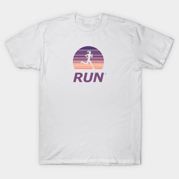 Sunset Runners T-Shirt by e3d